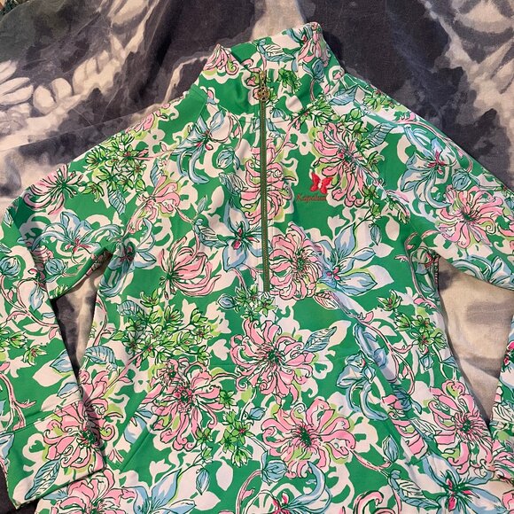 Lilly Pulitzer Tops - NWOT Lilly Pulitzer Kapalua UPF 50+ Skipper Popover sz M